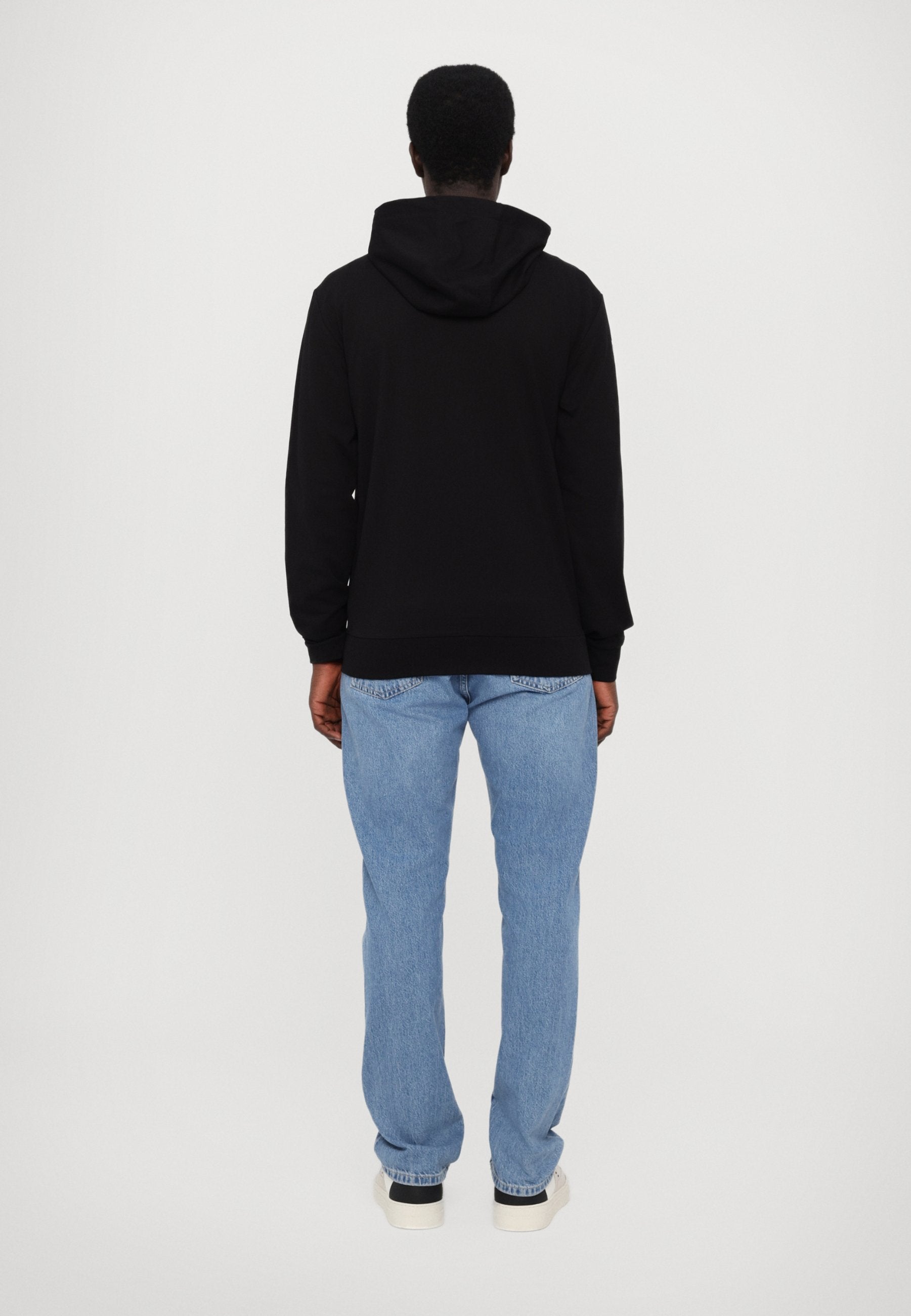 UNISEX - Hoodie - black/white