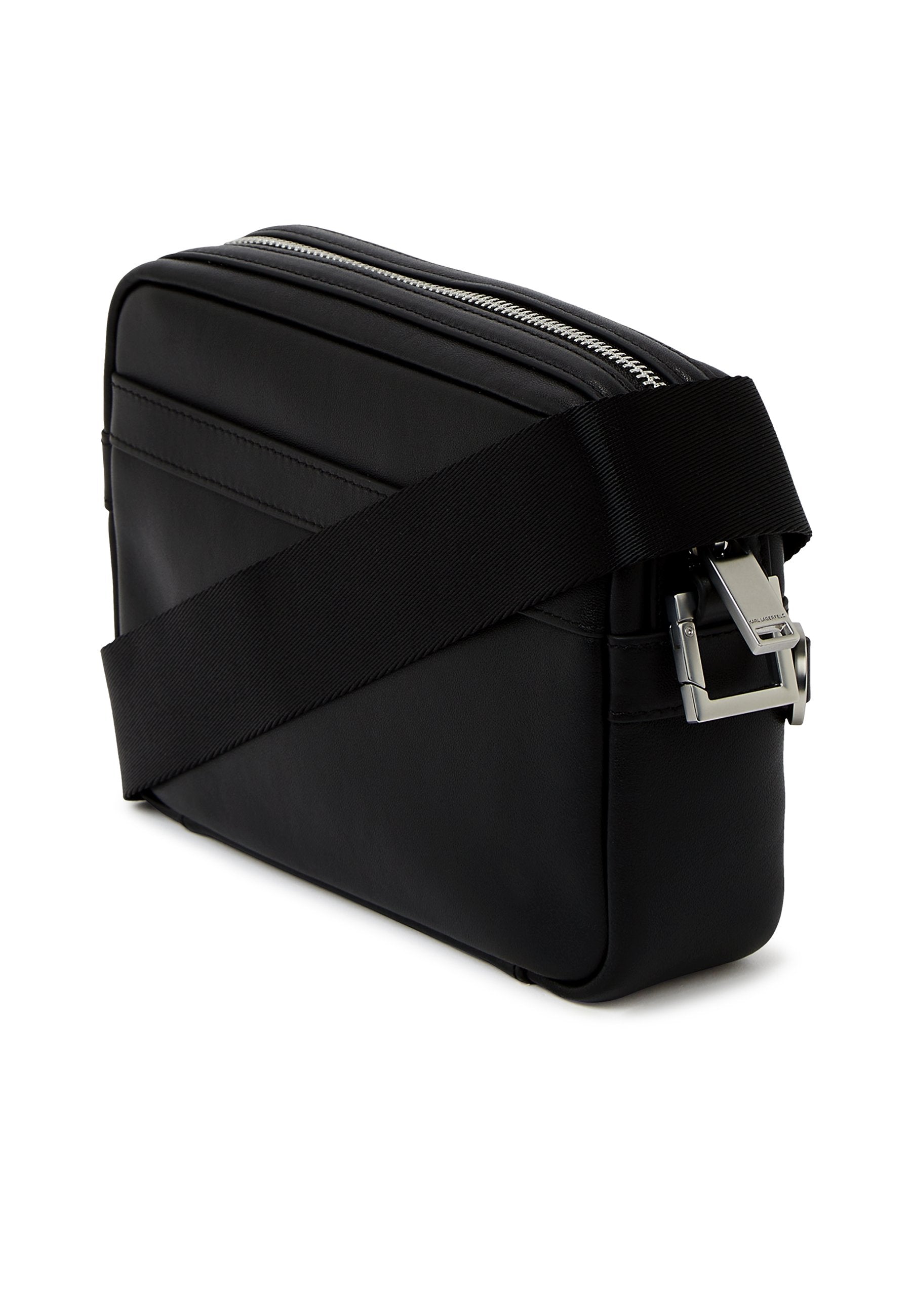 PATCH CAMERA BAG - Cross body bag - black