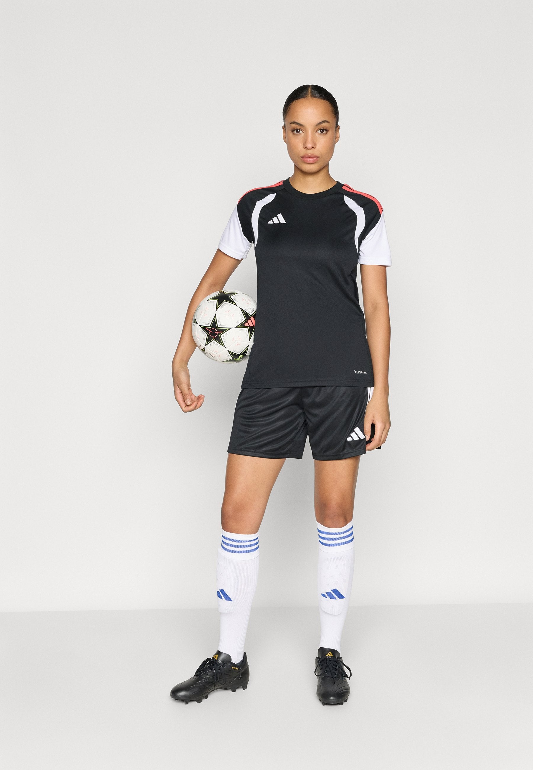 TIRO26 LEAGUE SHORTS - Sports shorts - black/white