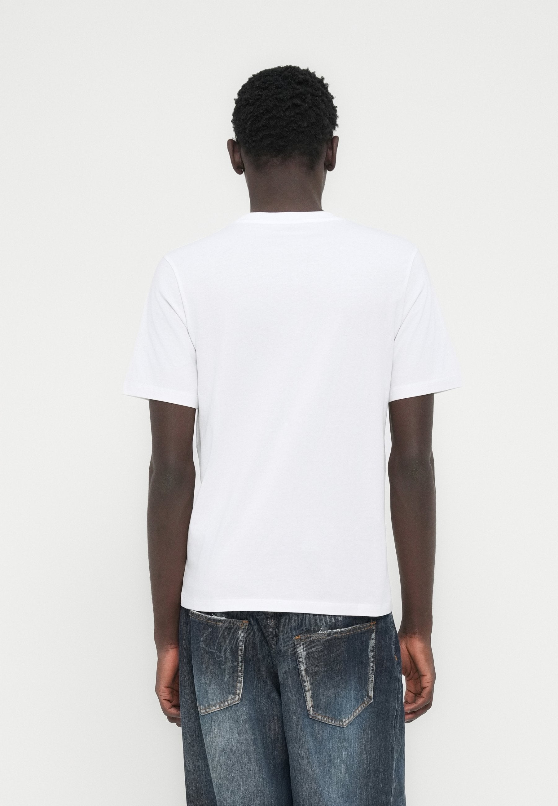 JPRBLUALEX TEE - Print T-shirt - white