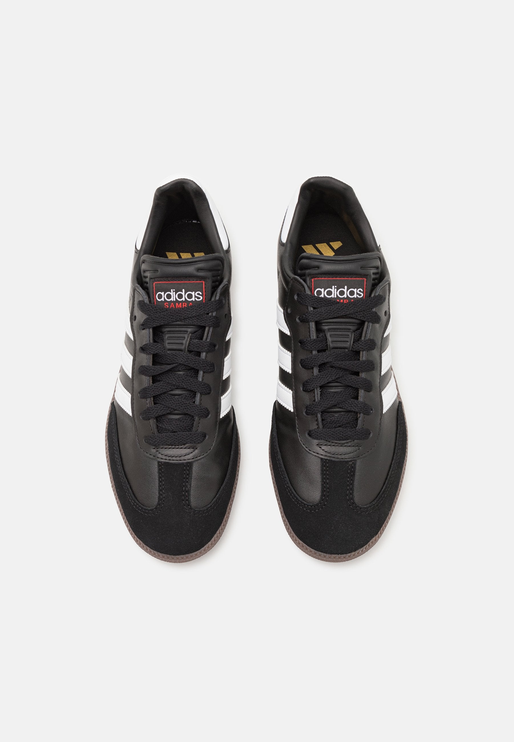 SAMBA - Indoor football boots - core black/footwear white/vivid red