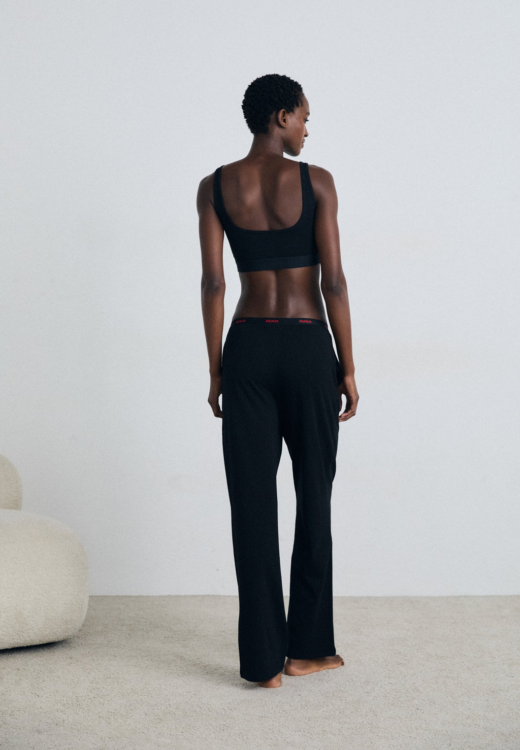 ID PANTS - Pyjama bottoms - black