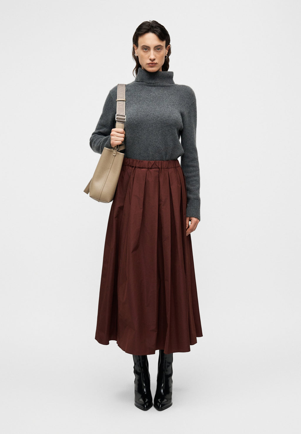 SHOPPING BAG - Handbag - creta/moka