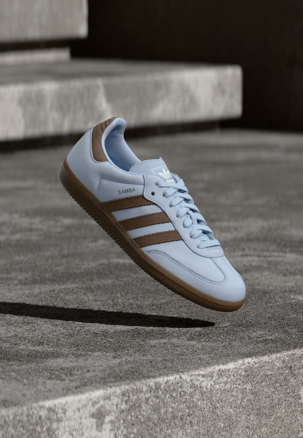 SAMBA OG W - Trainers - crystal sky/earth strata/footwear white