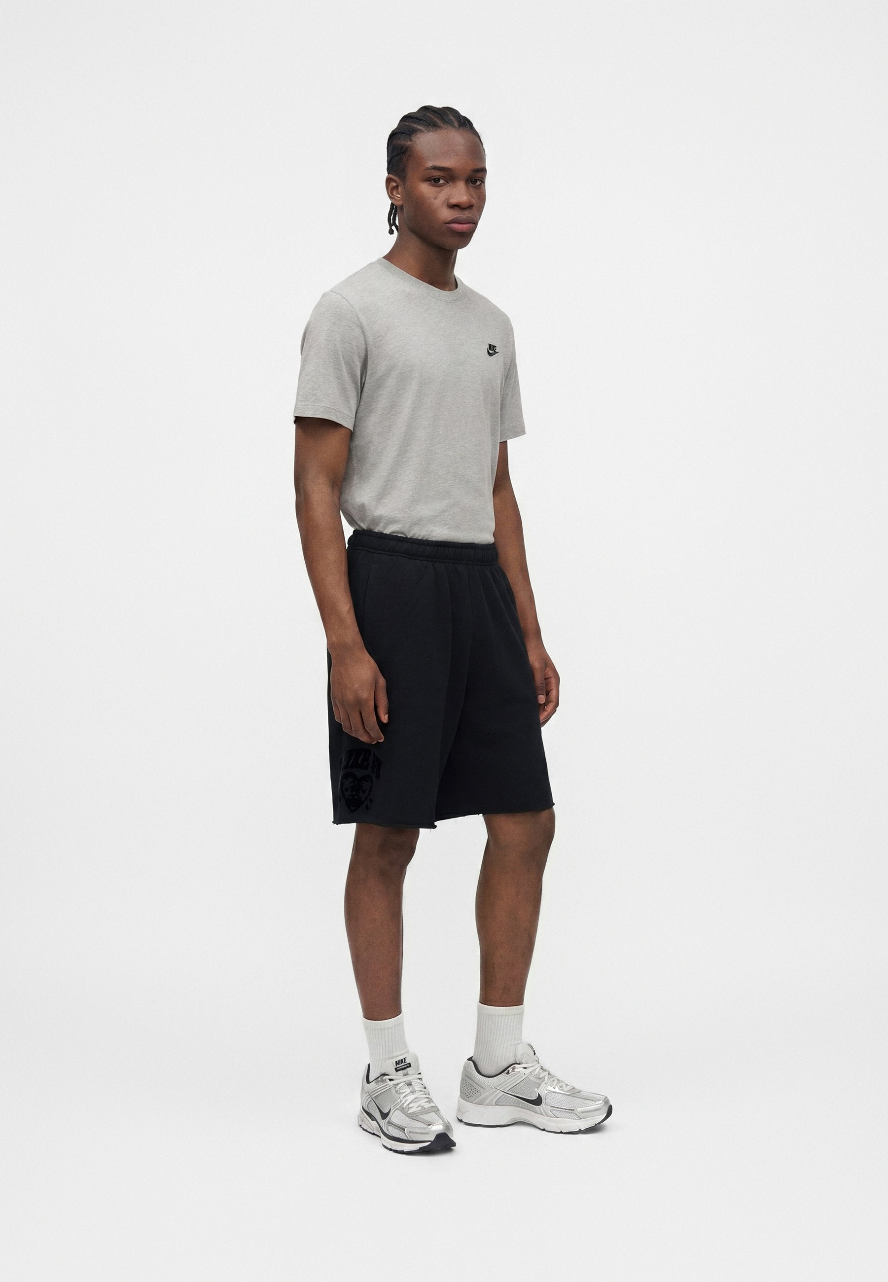 UNISEX - Shorts - black/white