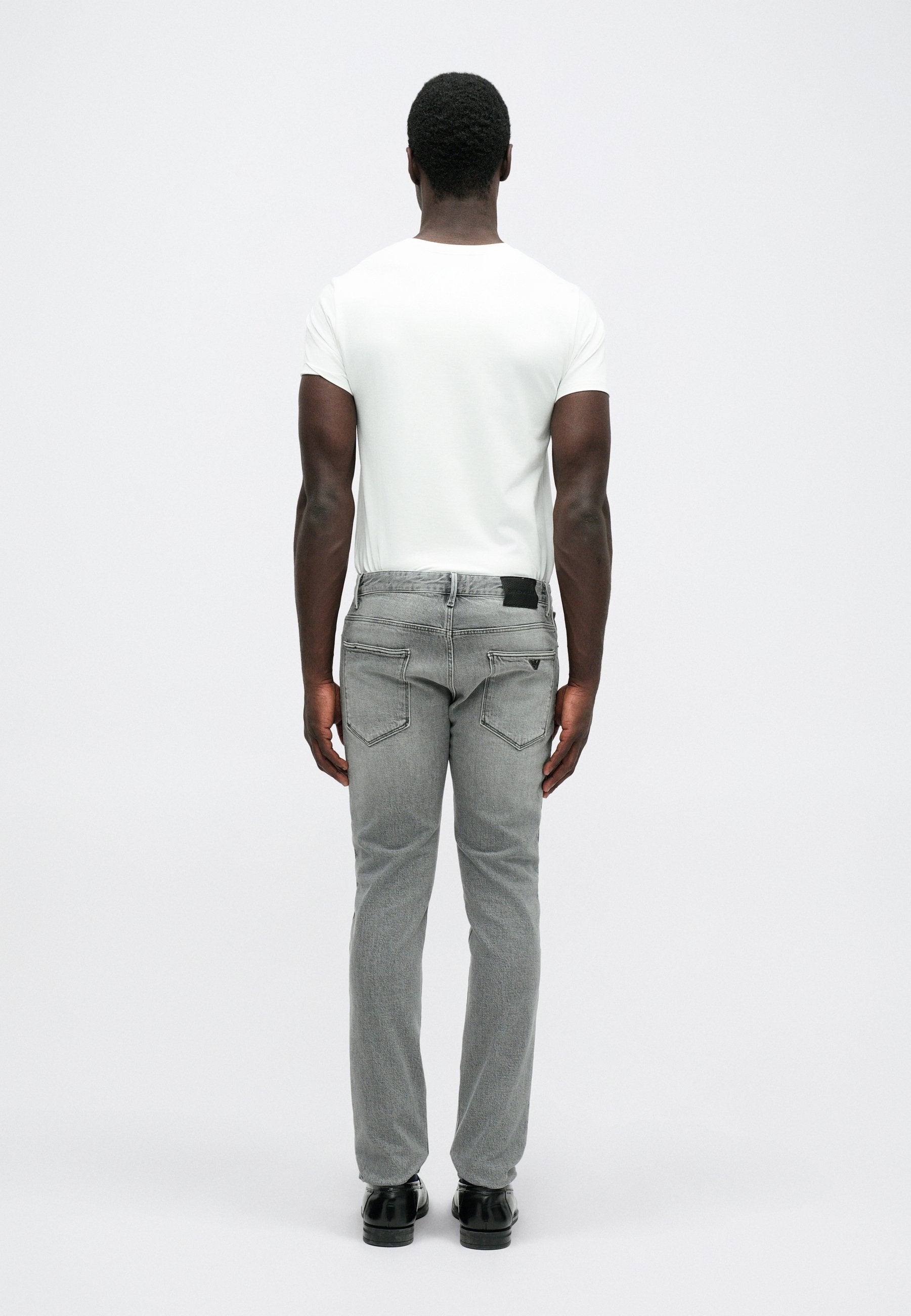 POCKETS PANT - Slim fit jeans - light grey denim