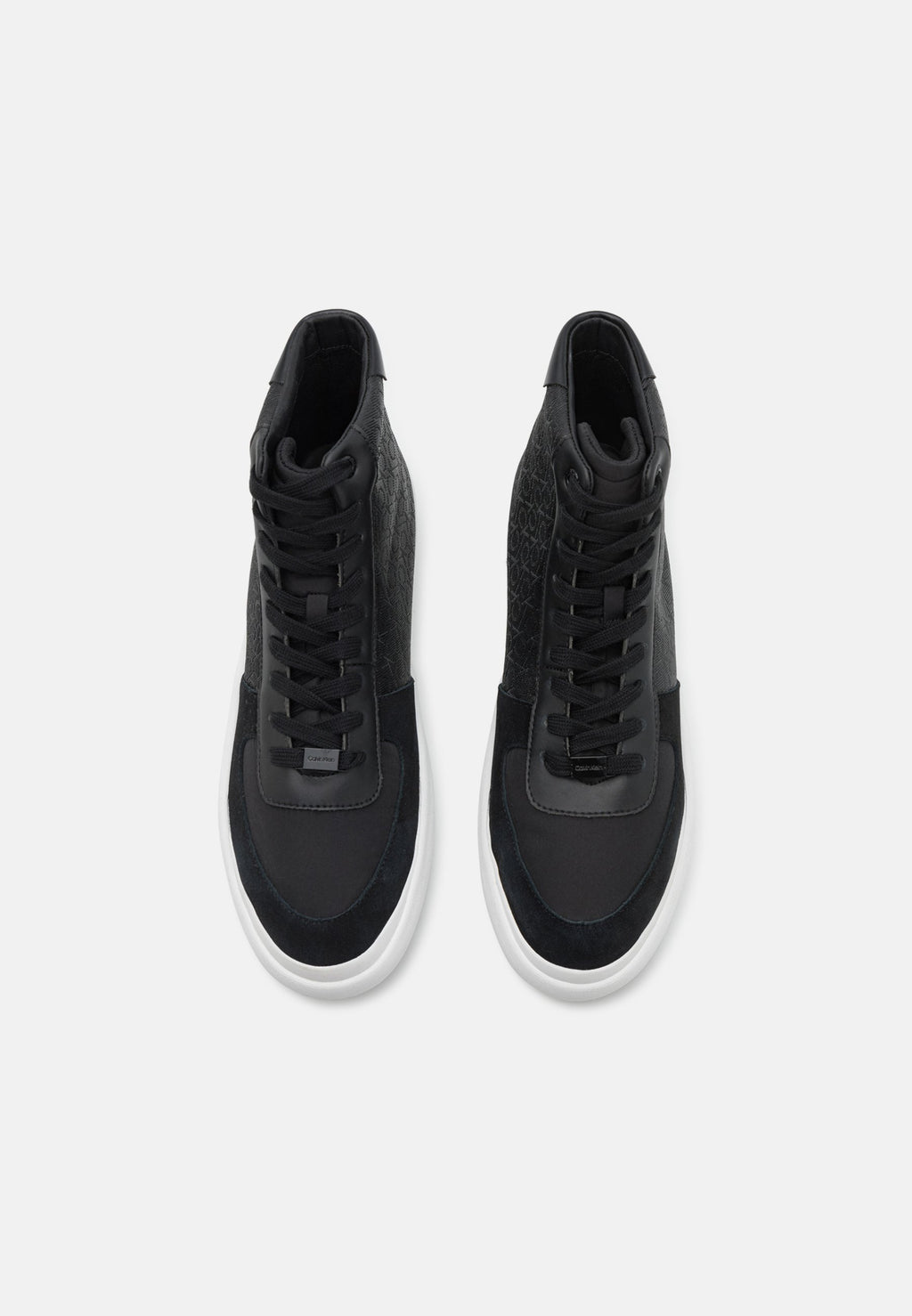 LACE UP - High-top trainers - black mono