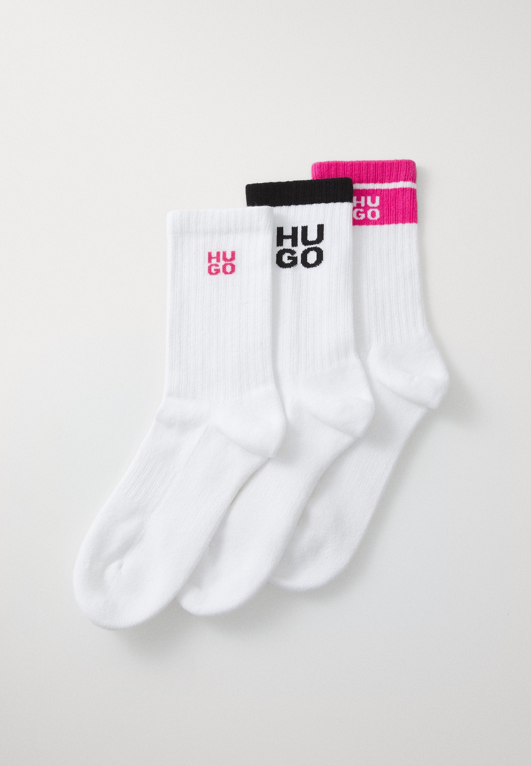 LOGO 3 PACK - Socks - white