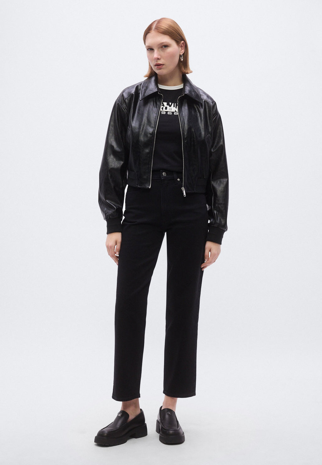 TAPER - Jeans Tapered Fit - soft black
