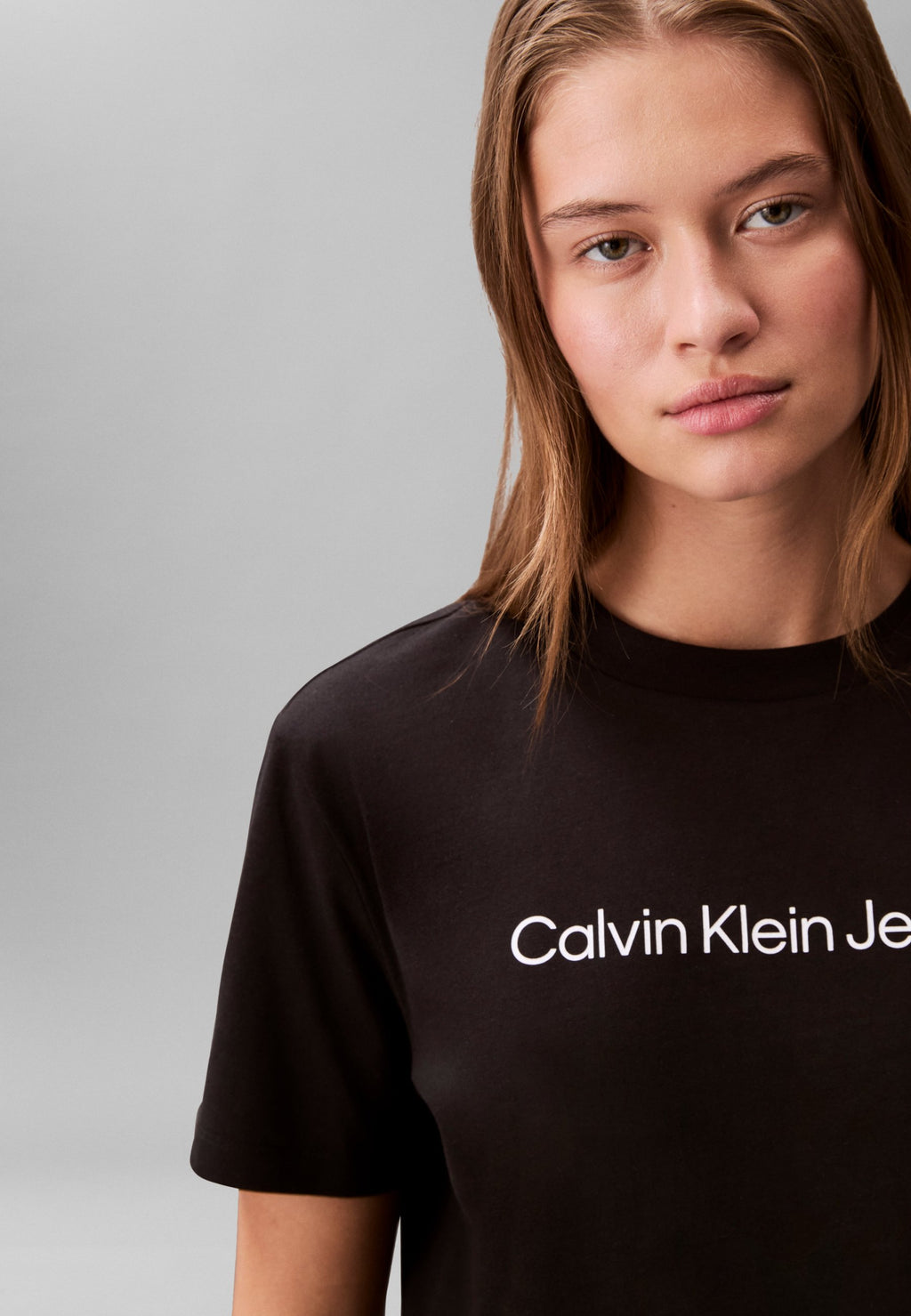 LOGO CLASSIC TEE - Print T-shirt - black