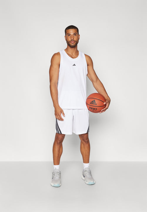 3-STRIPES - Spor şortu - beyaz siyah