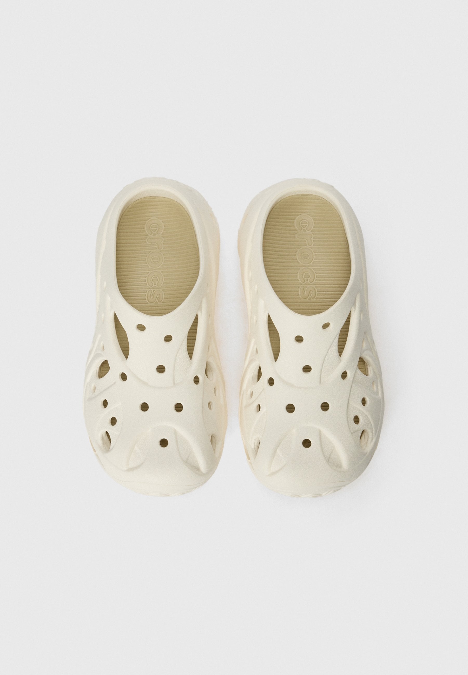 CAGED - Heeled mules - chalk