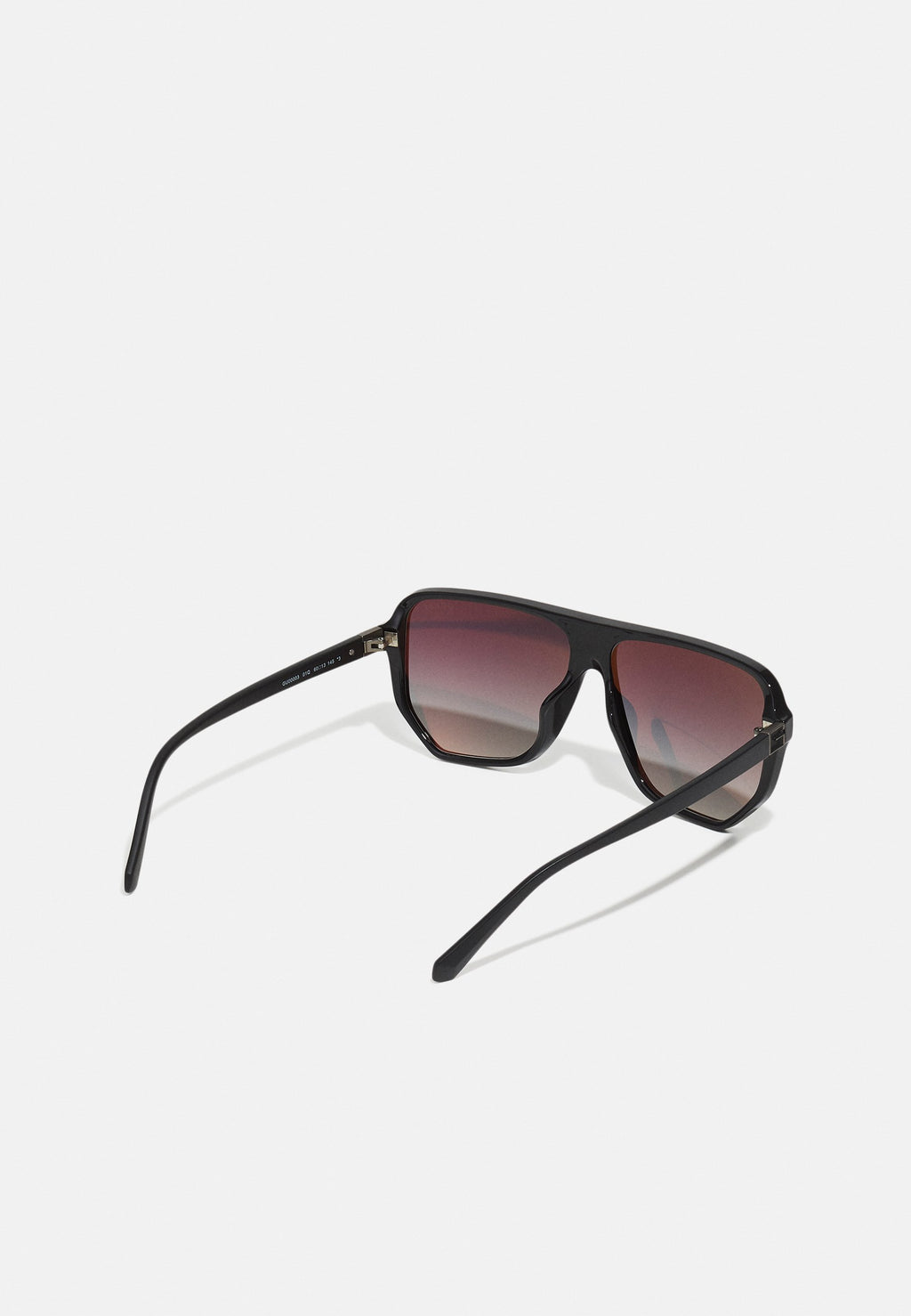 UNISEX - Sunglasses - shiny black/green mirror