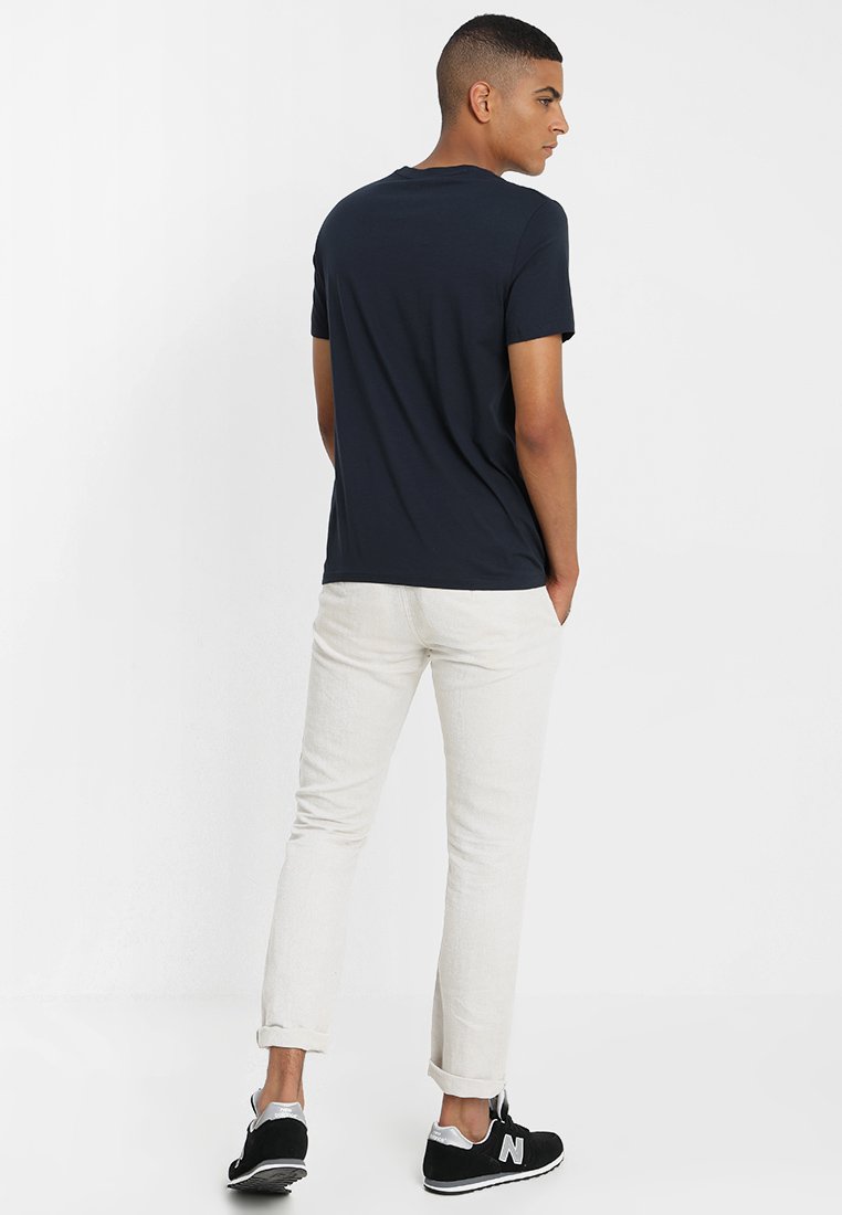 T-SHIRT SLIM FIT - Basic T-shirt - navy