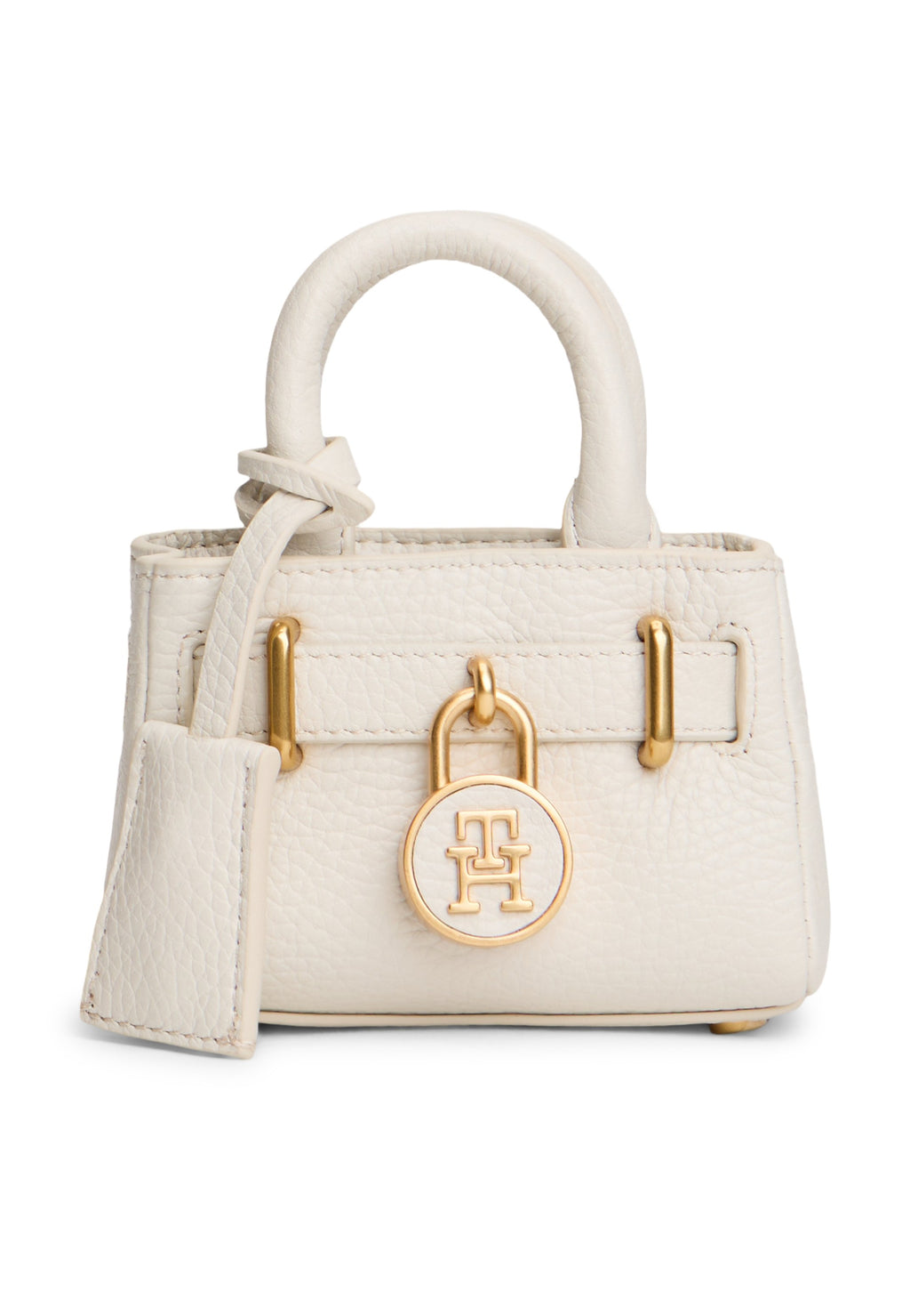 THE AMERICAN ICON LEATHER CHAIN BAG - Handbag - soft cream