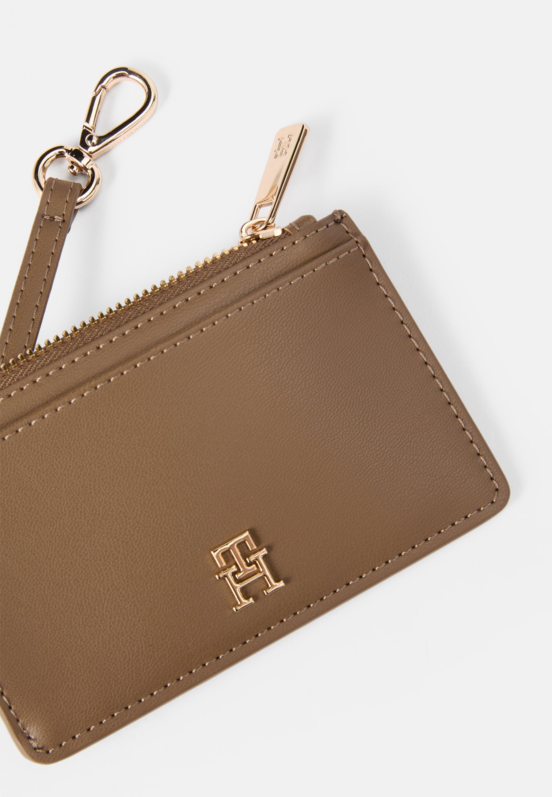 HILFIGER ICON ZIP CREDIT CARD HOLDER - Wallet - nordic taupe