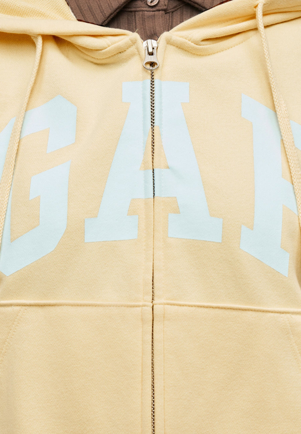 HERITAGE - Zip-up sweatshirt - light yellow