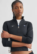LONG SLEEVE - Zip-up sweatshirt - black/white