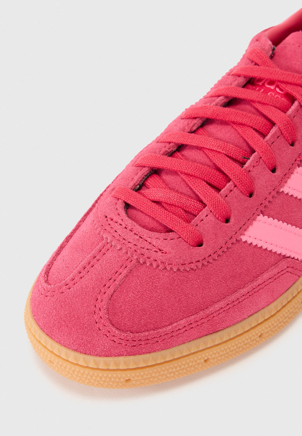 HANDBALL SPEZIAL J - Baskets - rouge rubis/rose vif/gomme