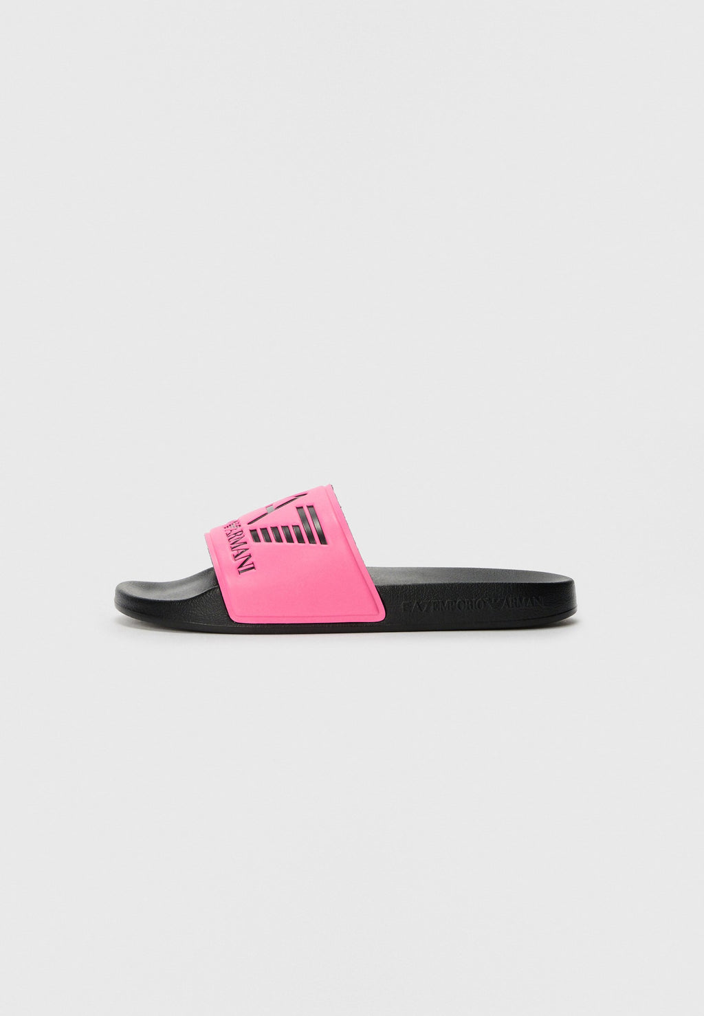 UNISEX - Pool slides - pink fluo/black
