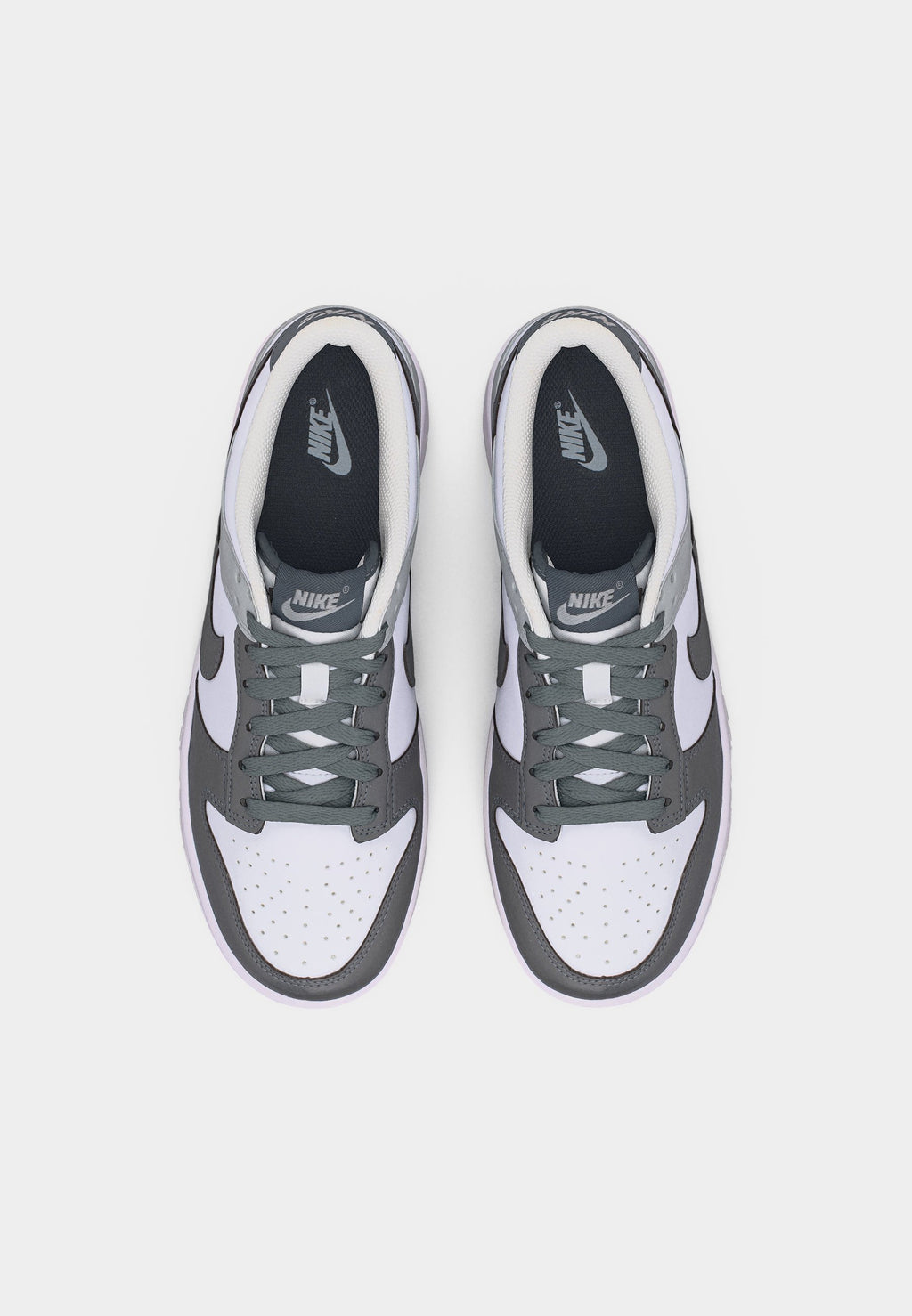DUNK UNISEX - Spor Ayakkabı - beyaz/füme gri/gri sis