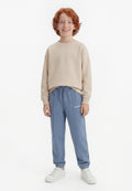 RELAXED PINTUCK SWEATPANT UNISEX - Tracksuit bottoms - blue