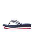 FLAG PRINT SUMMER - T-bar sandals - blue