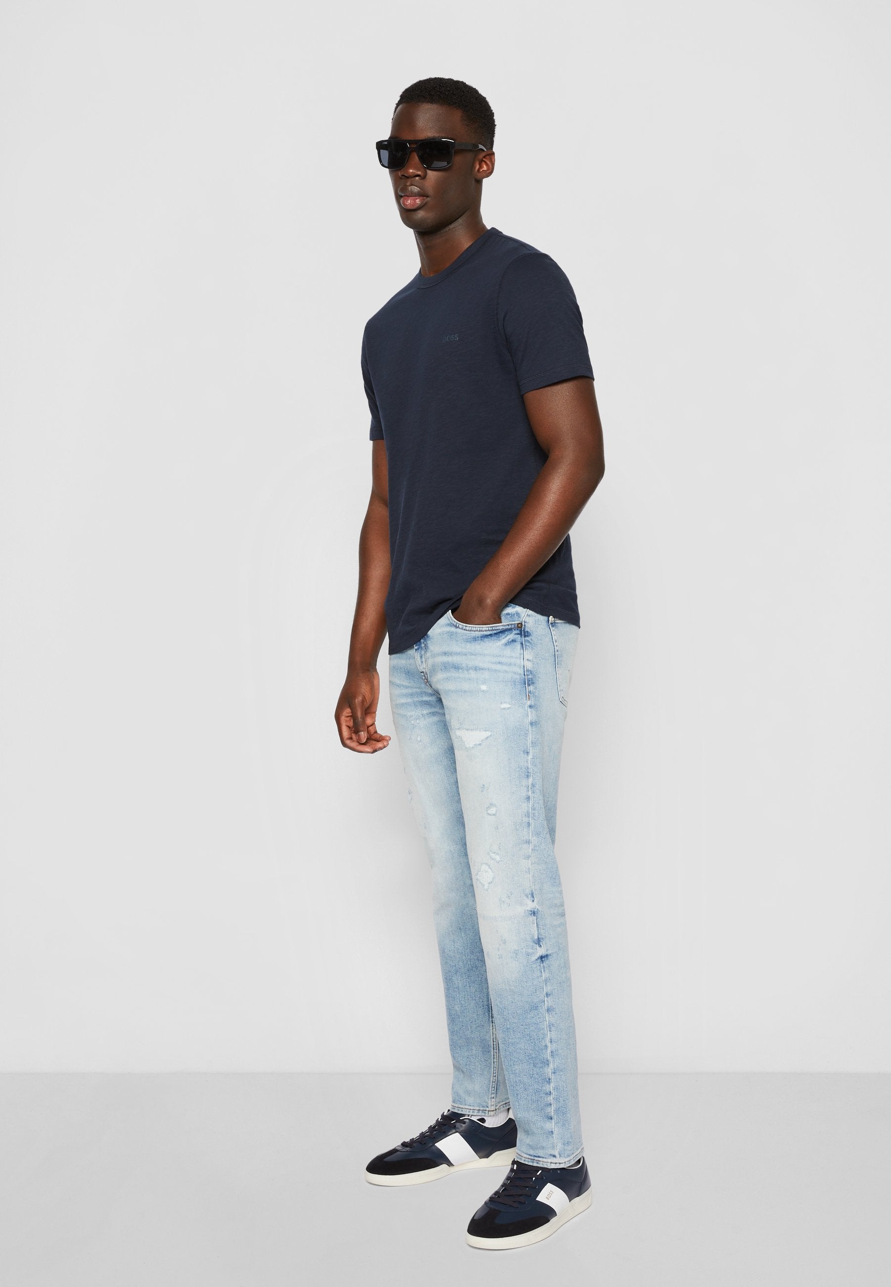 TEGOOD - Basic T-shirt - dark blue