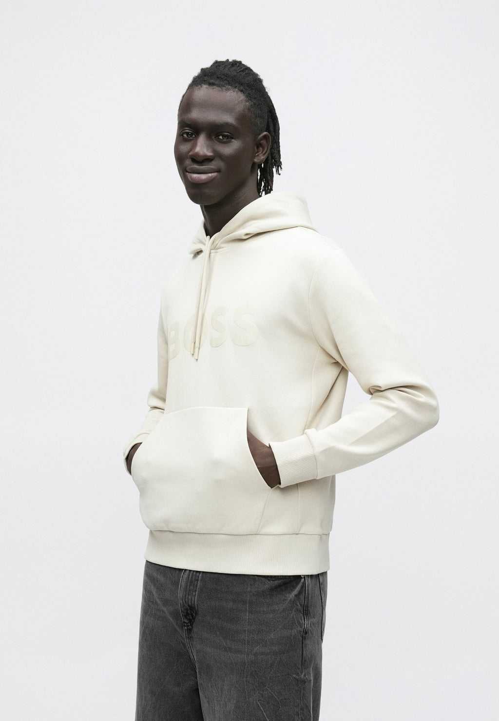 SOODY - Hoodie - light beige
