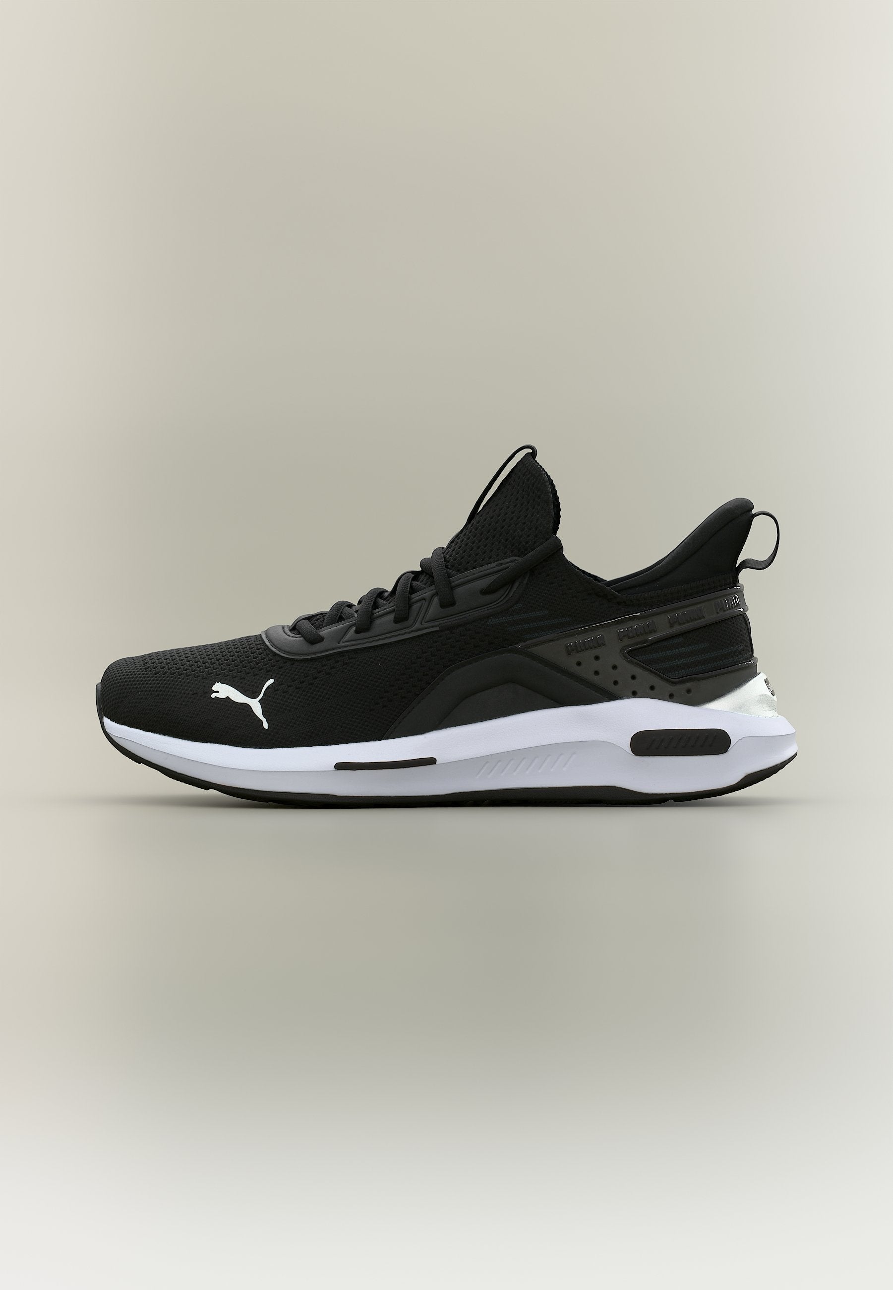 SOFTRIDE ENZO 5 UNISEX - Training shoe - black/white/silver-coloured