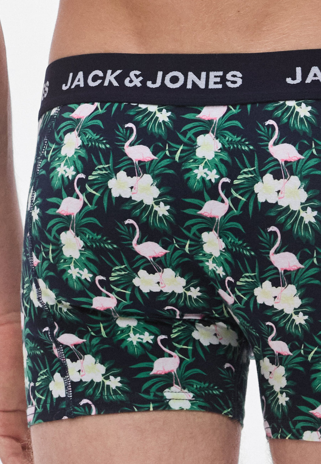 JACFLAMINGO FLOWER TRUNKS 7 PACK - شورتات - أسود/سماء كابتن