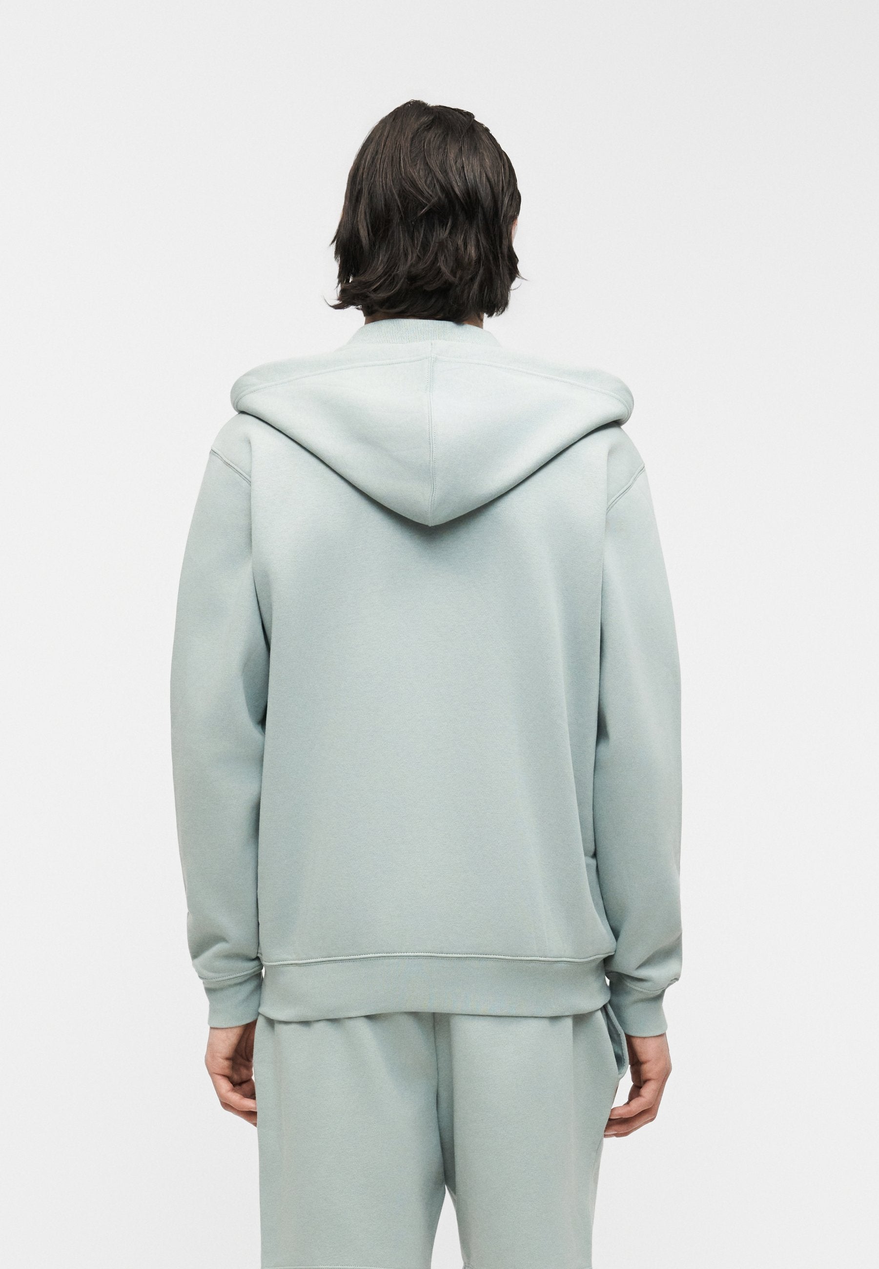 HERITAGE LOGO - Zip-up sweatshirt - iceberg green