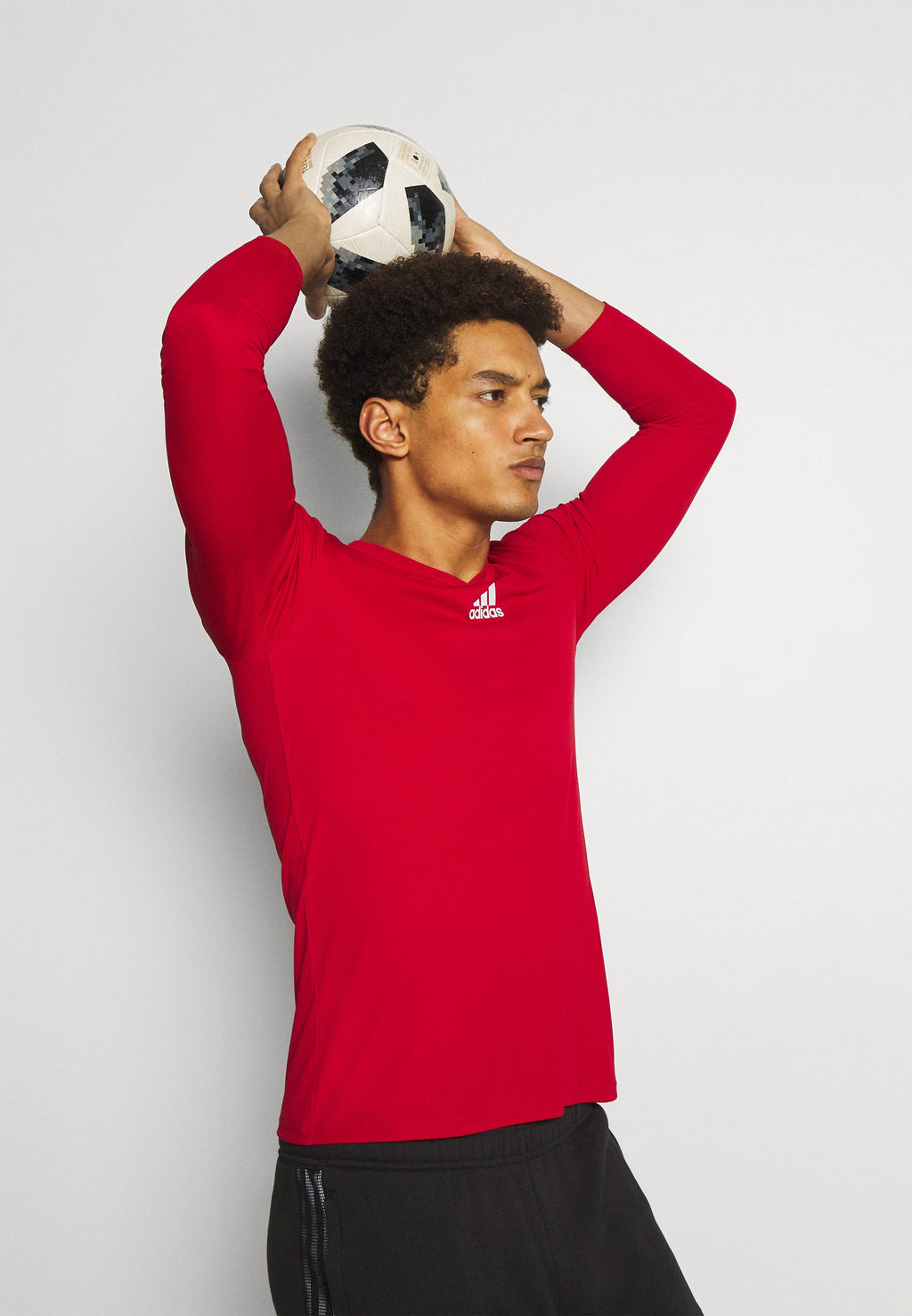 TEAM BASE TEE - Long sleeved top - red