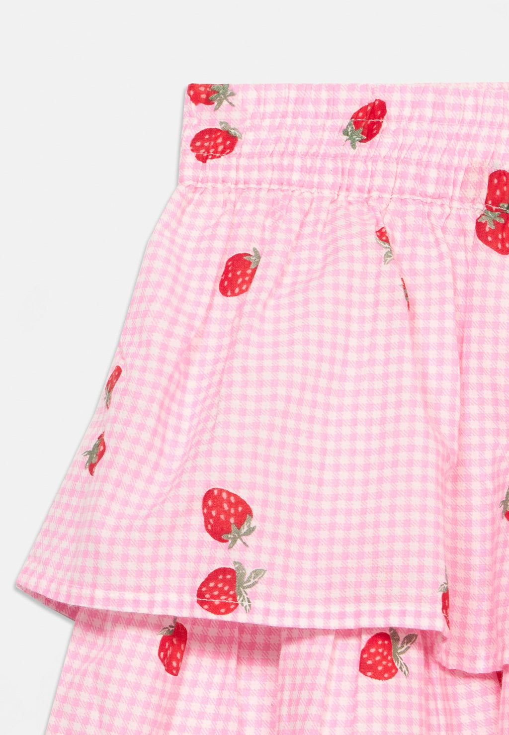 TIERED SKIRT - Mini skirt - pink