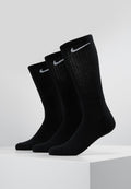EVERYDAY CUSH CREW 3 PACK - Sports socks - black/white