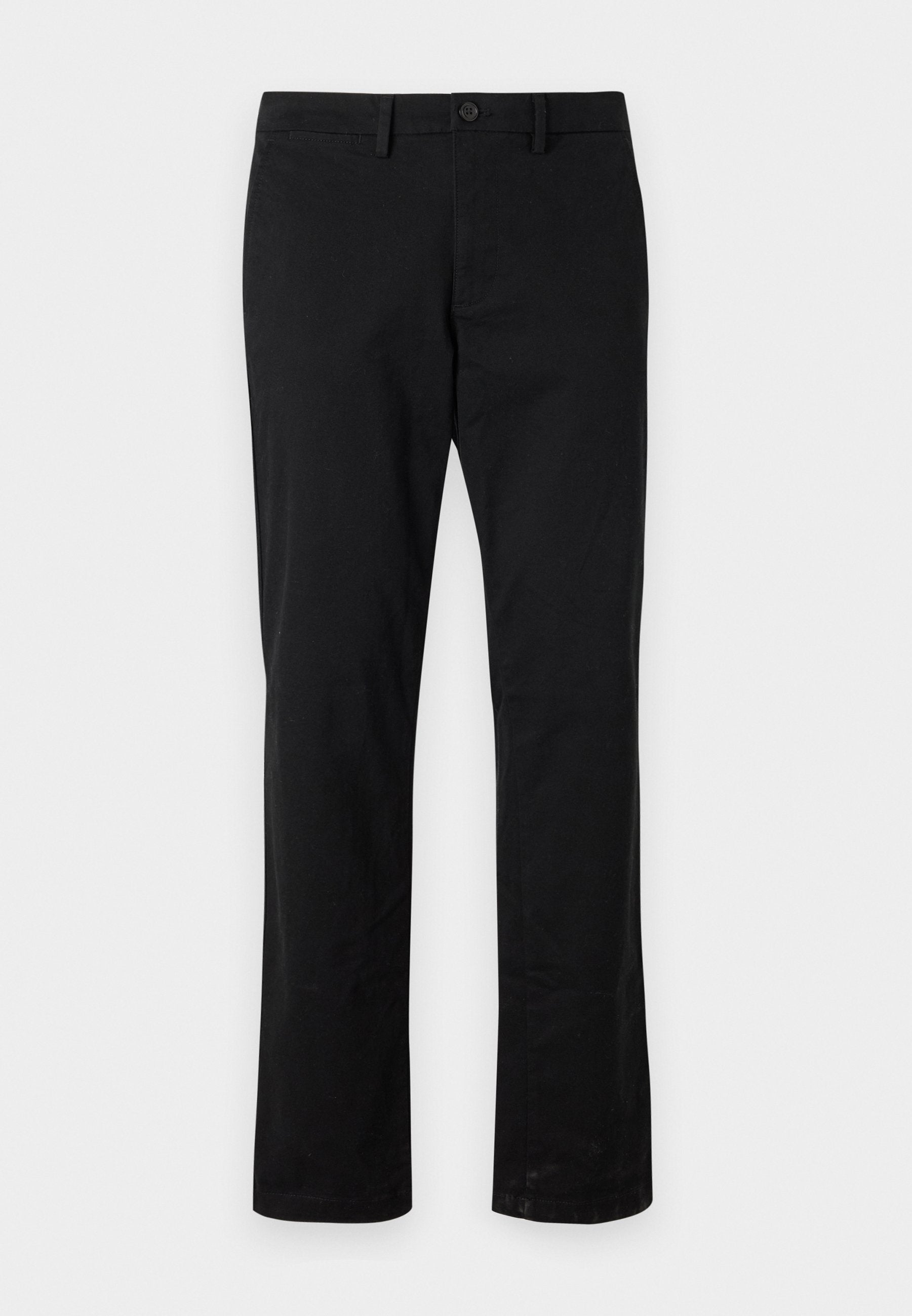 ESSENTIAL STRAIGHT FIT - Trousers - true black