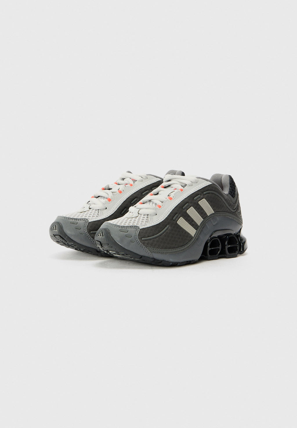 MEGARIDE UNISEX - Baskets basses - gris/rouge vif