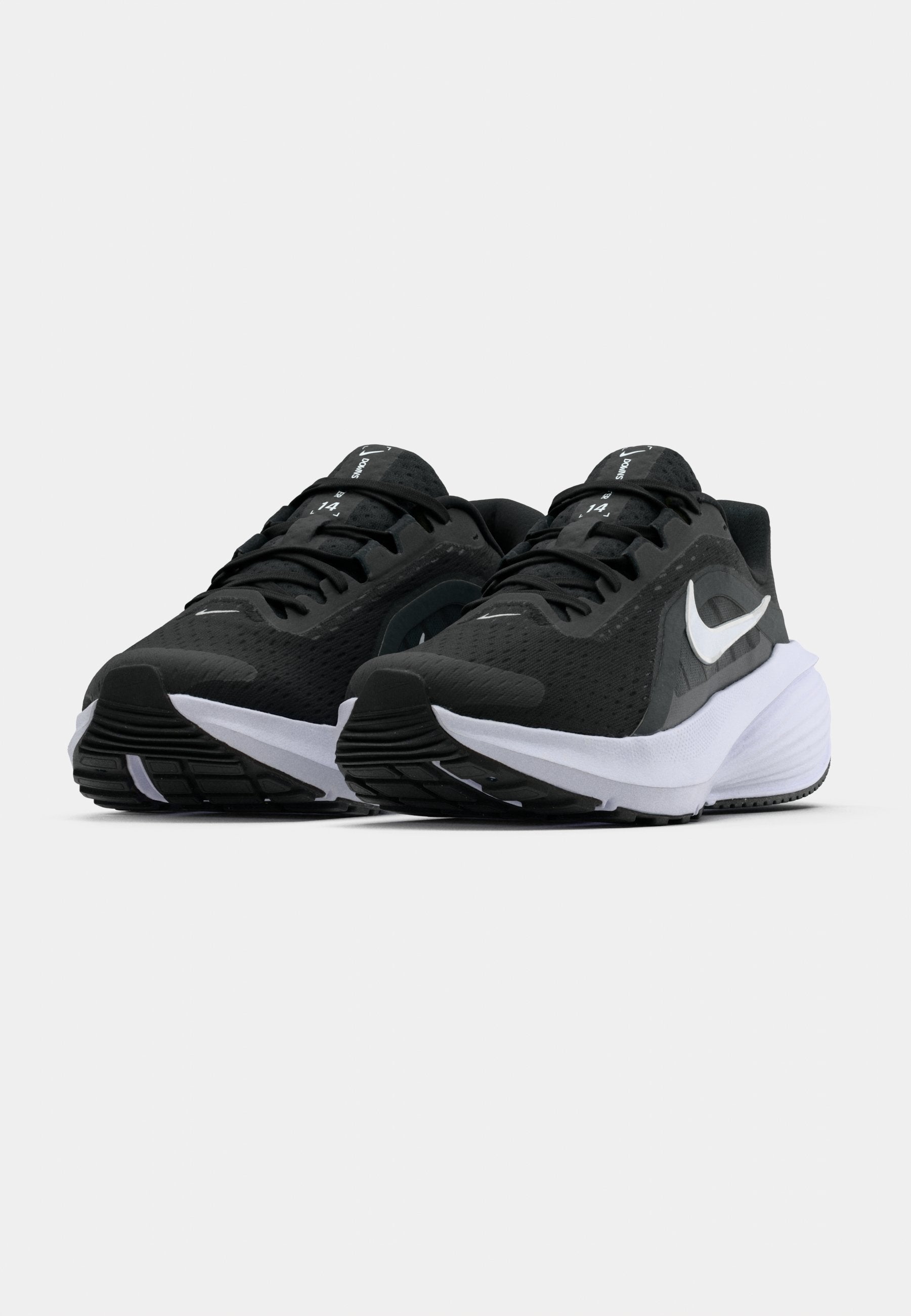 DOWNSHIFTER  - Road running shoes - black/white/anthracite/wolf grey