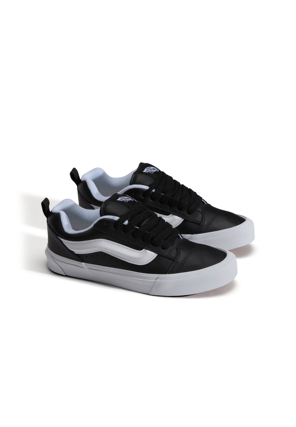 KNU SKOOL UNISEX - Skate shoes - bpa -  leather black/true white