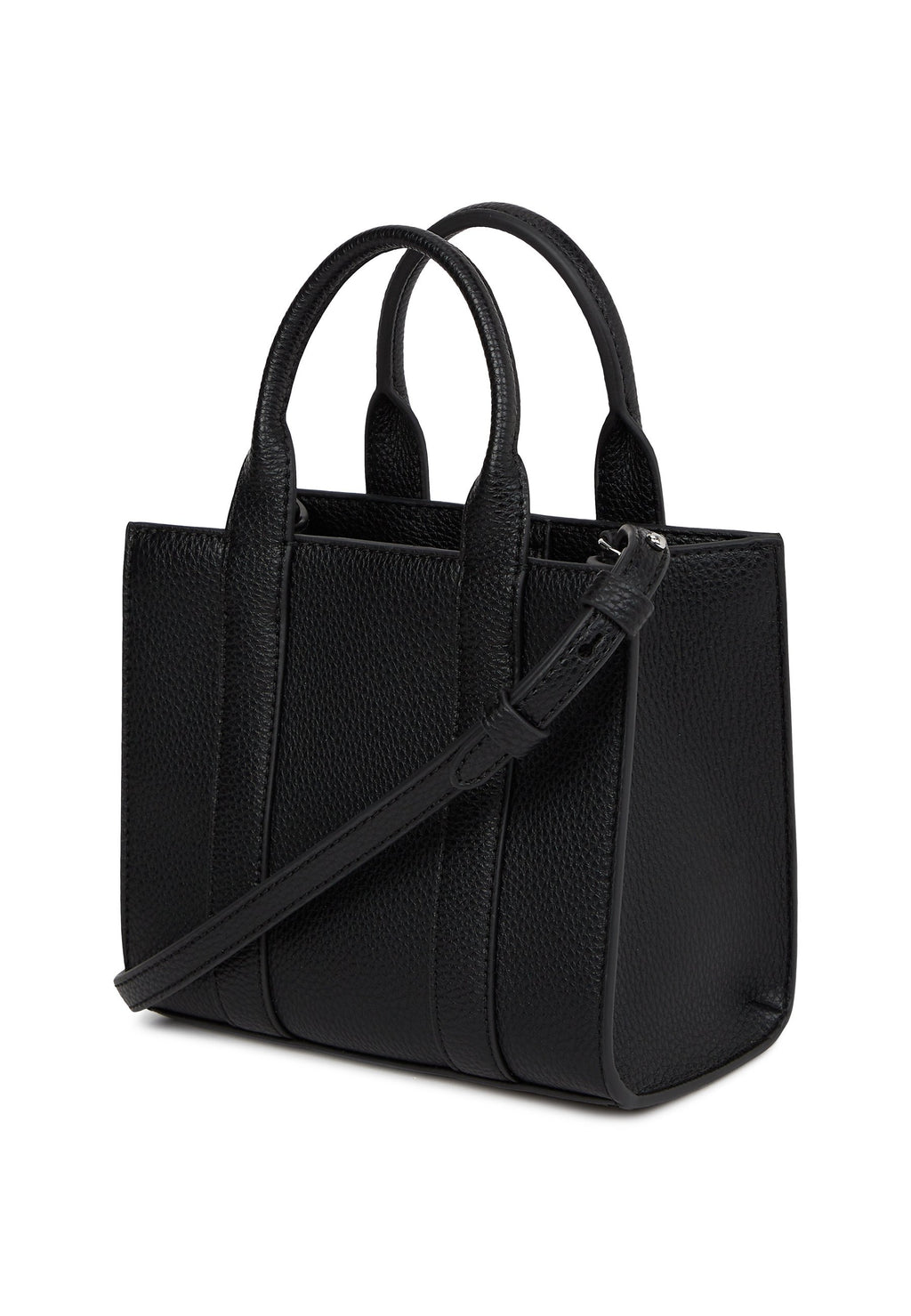 SQUARE - Handbag - black