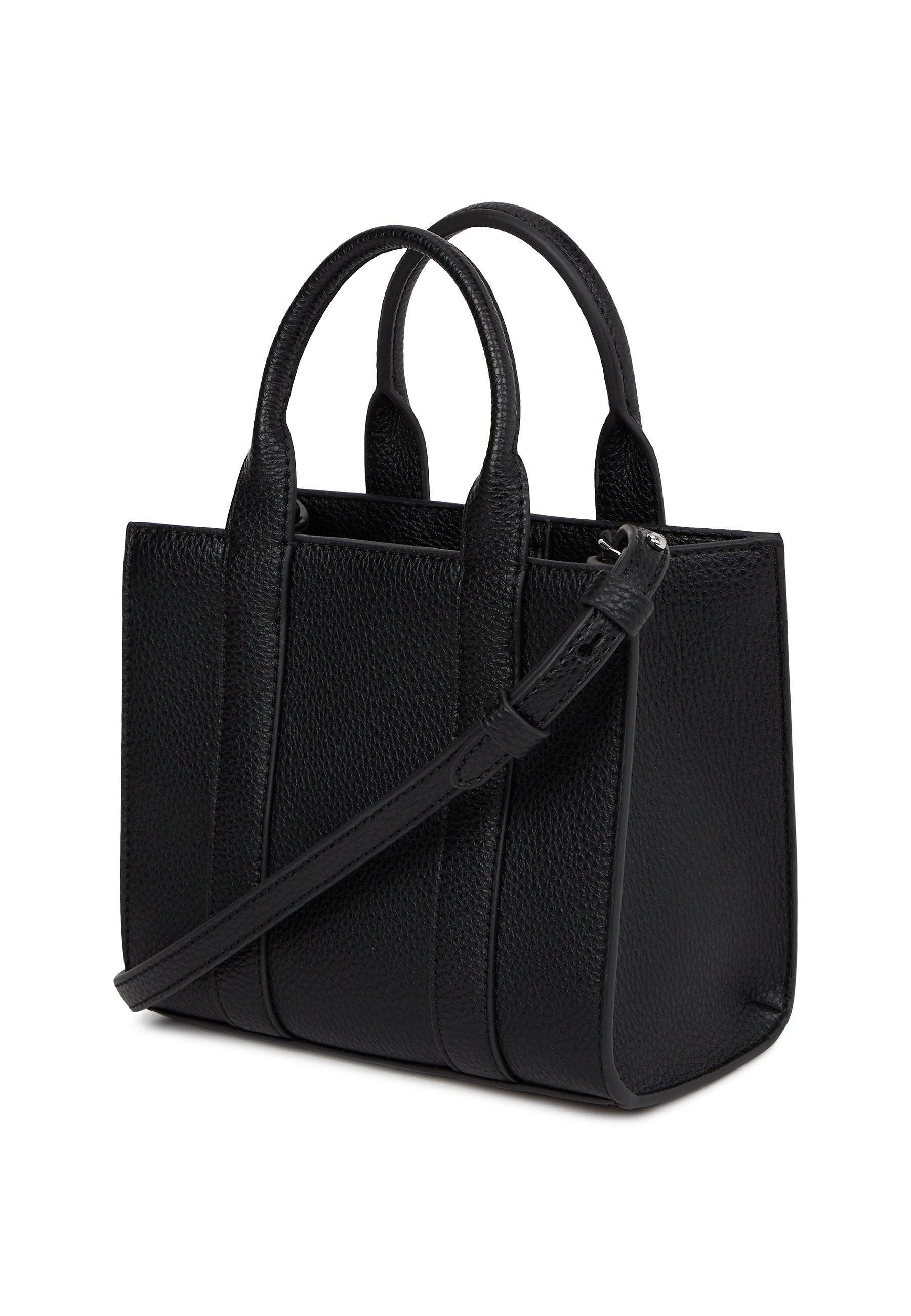 SQUARE - Handbag - black