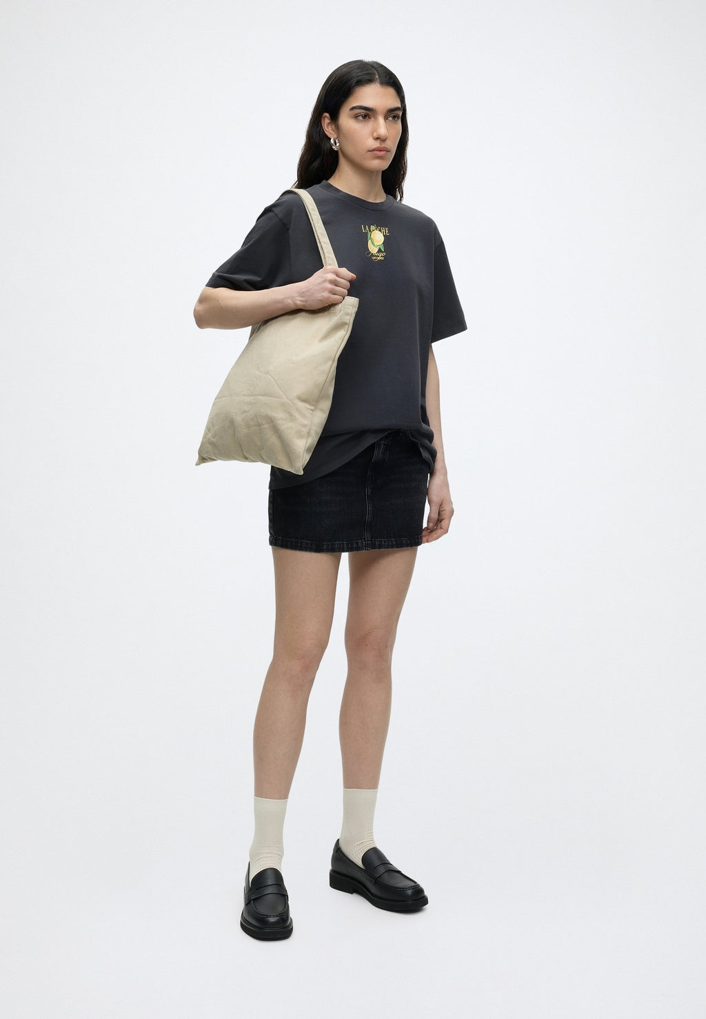 VINTAGE  - Print T-shirt - black