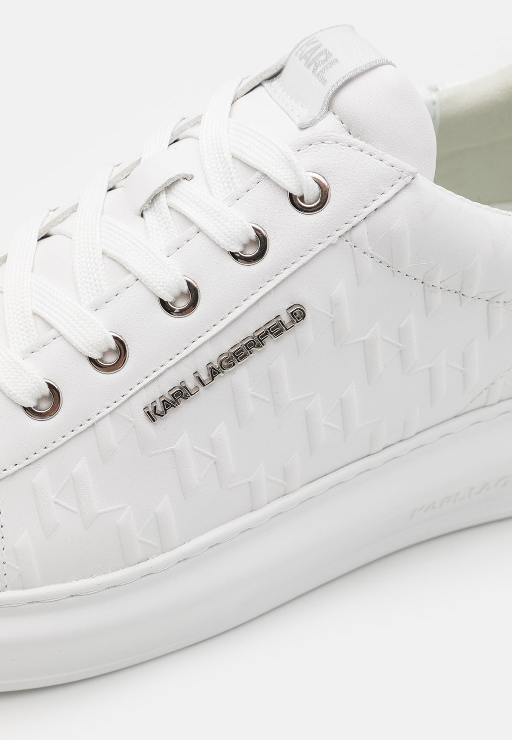 KAPRI MENS MONOGRAM EMBOSS  - Trainers - white