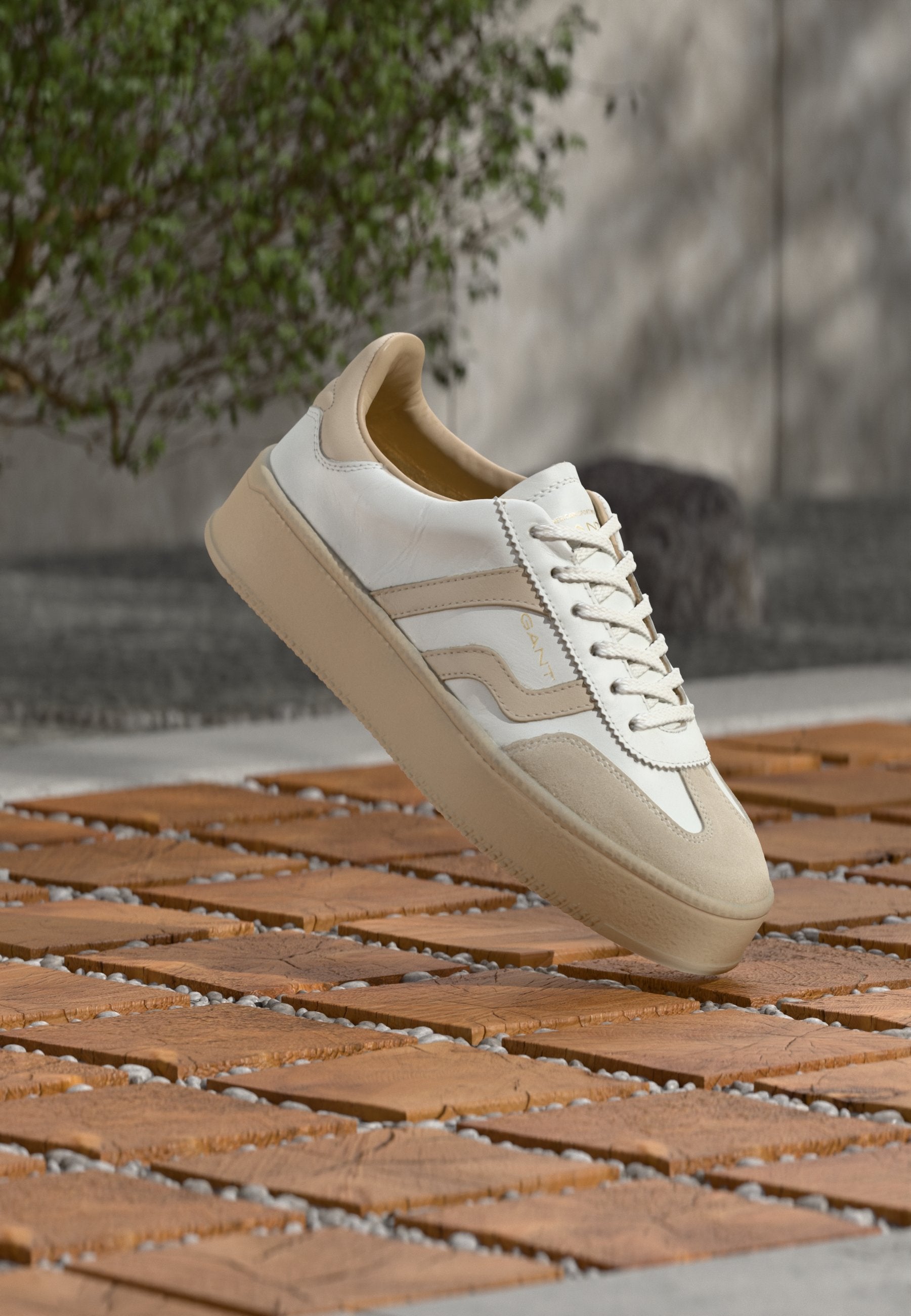 CUZMANI - Trainers - white/beige