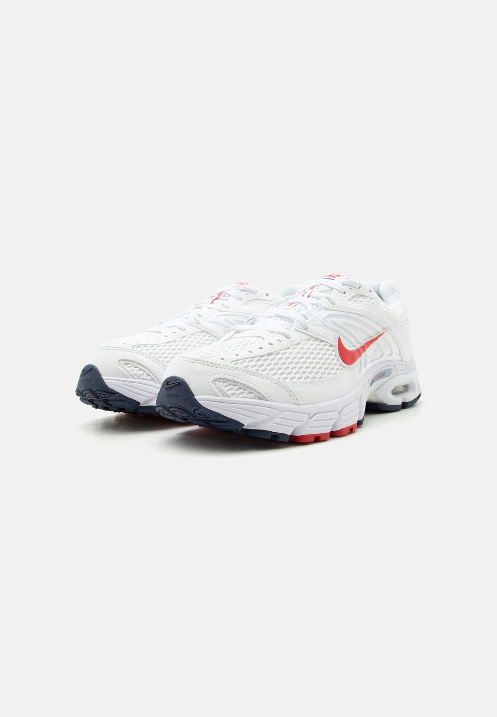 AIR MAX MOTO 2K - Trainers - white/fire red/metallic summit white/blue void