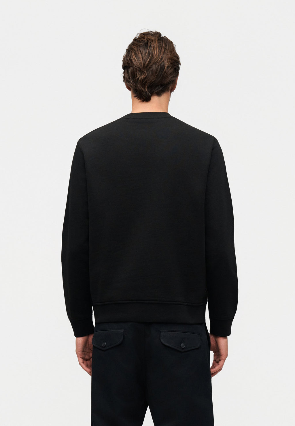 CREW NECK - Sweatshirt - black/gold-coloured