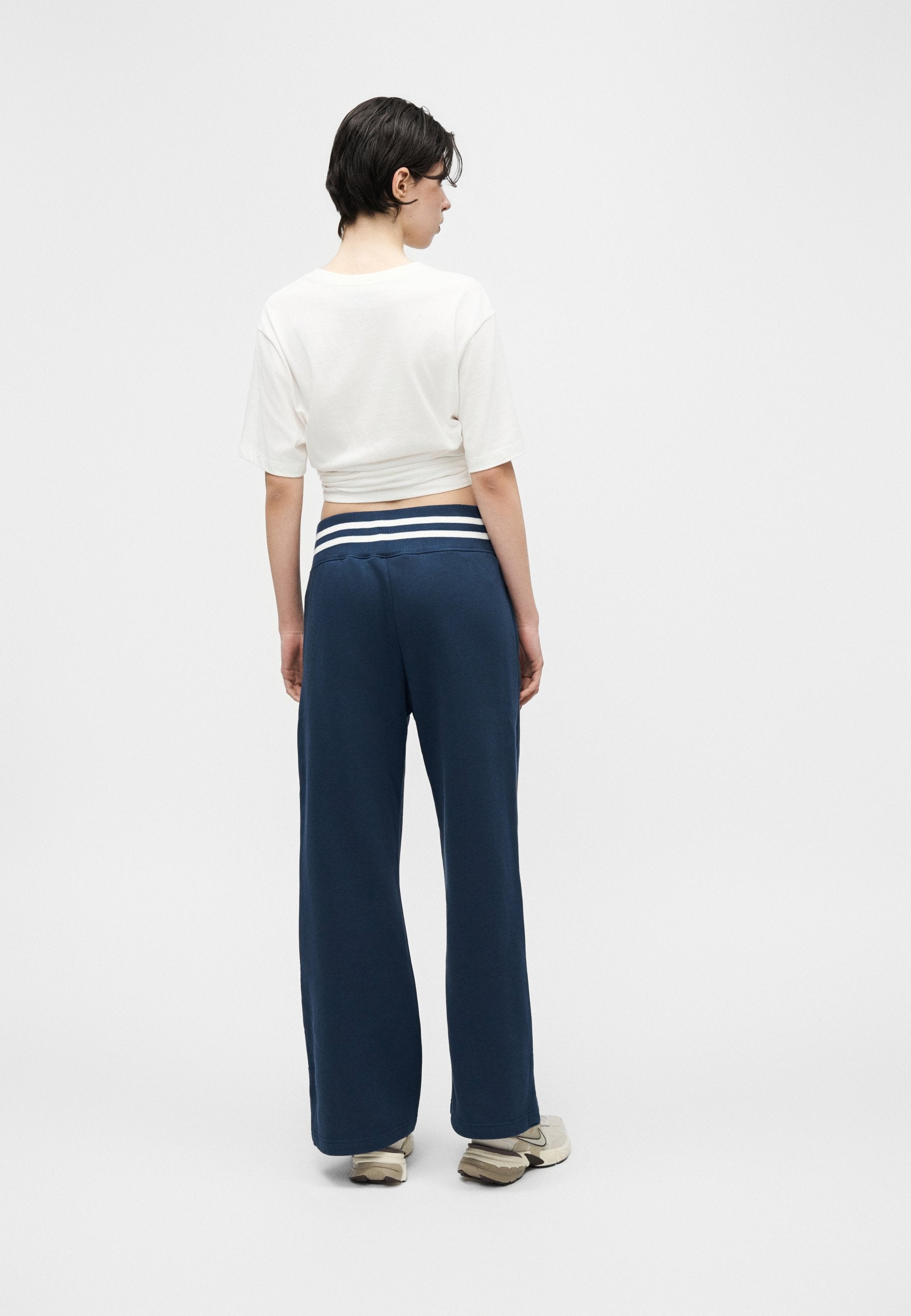 Tracksuit bottoms - midnight navy/team crimson