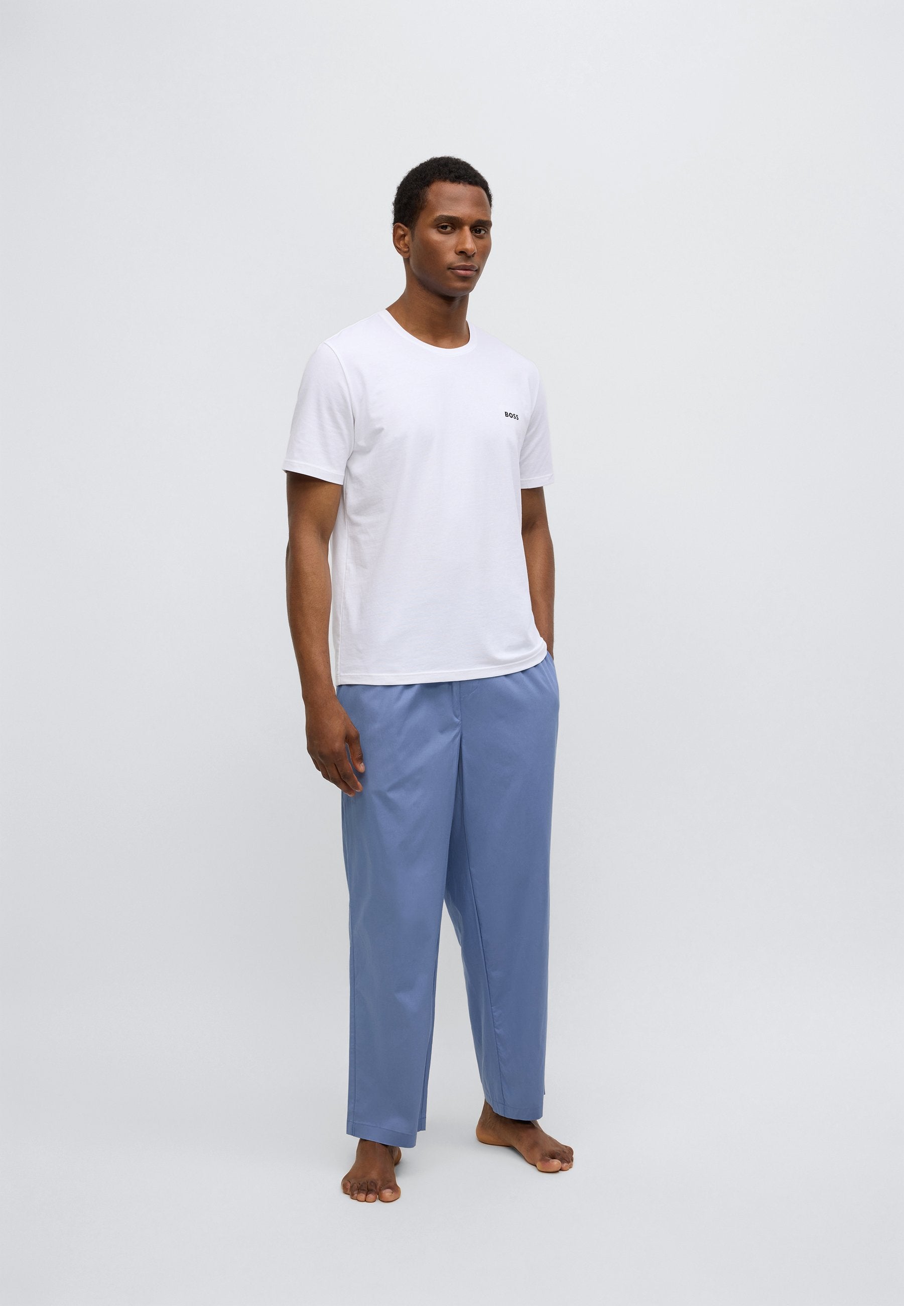 CHRIS PANTS - Pyjama bottoms - light/pastel blue