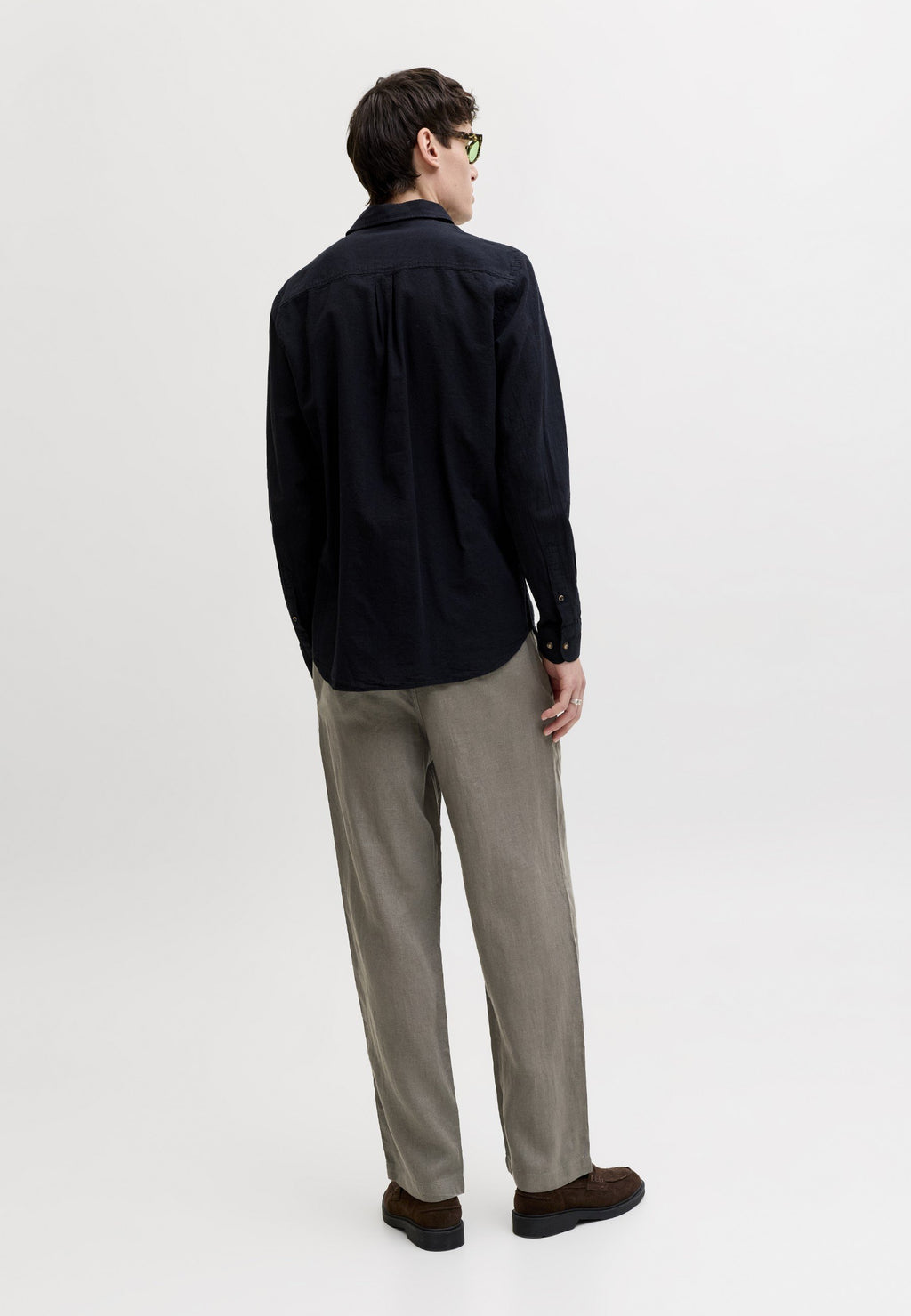 Loose Fit - Trousers - smokey olive
