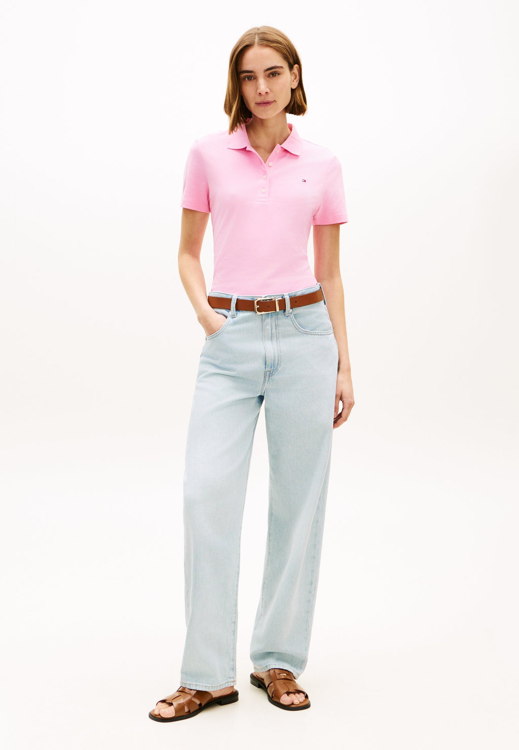 Polo shirt - rose petal